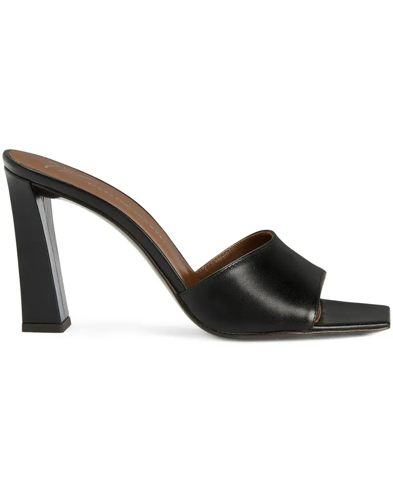 Giuseppe Zanotti Talia Mules 90mm - Schwarz Schwarz