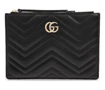 Große GG Marmont Clutch - Schwarz