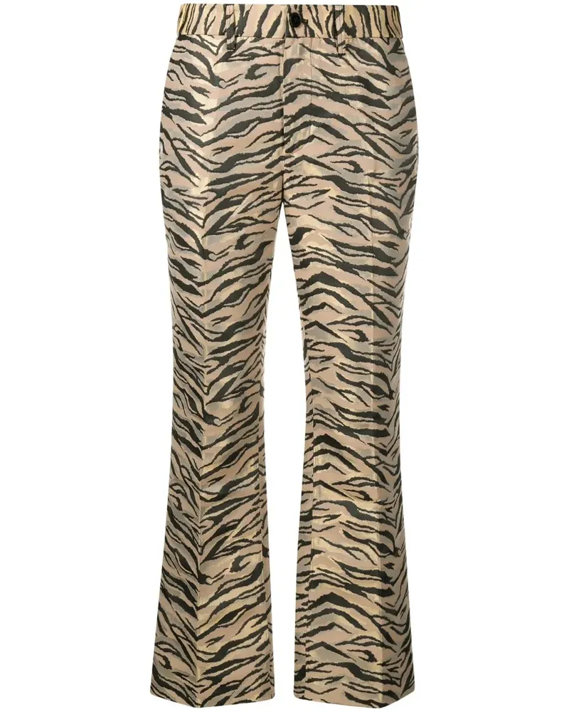 Zadig & Voltaire Hose mit Animal-Print - Nude Nude