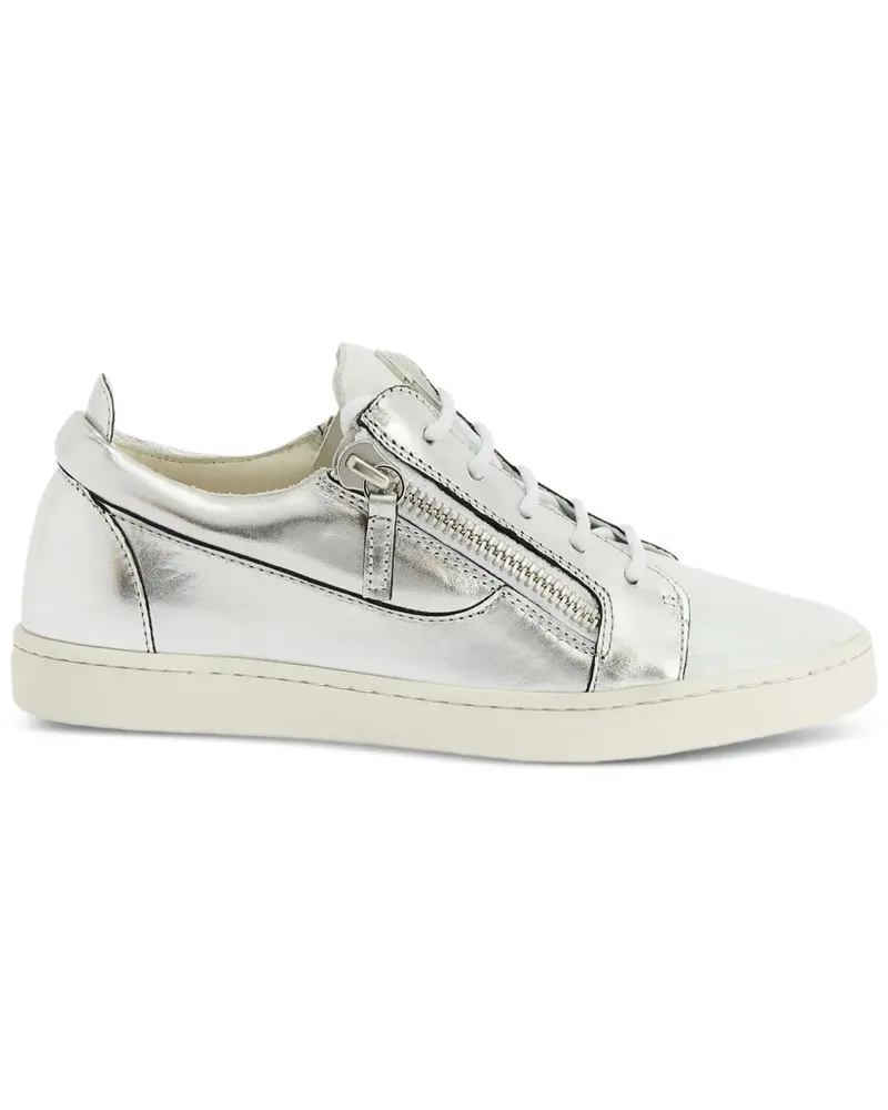 Giuseppe Zanotti Nicki Sneakers im Metallic-Look - Grau Grau