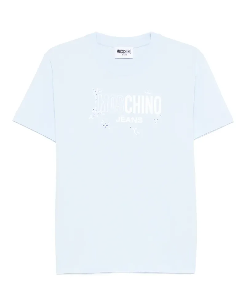 Moschino floral T-shirt - Blau Blau