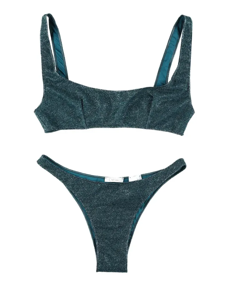 Oséree glitter-finish bikini - Grün Grün