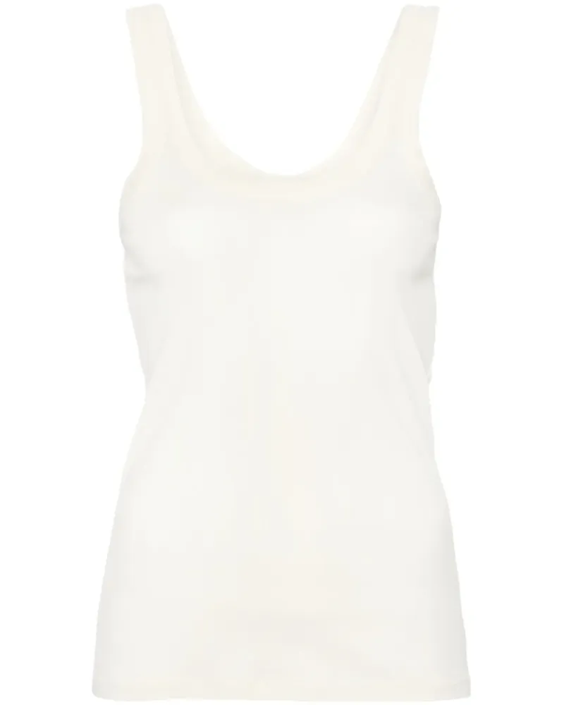 Christophe Lemaire Fein geripptes Tanktop - Gelb Gelb