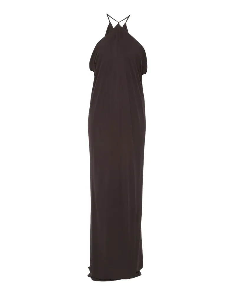 Alberta Ferretti draped maxi dress - Braun Braun