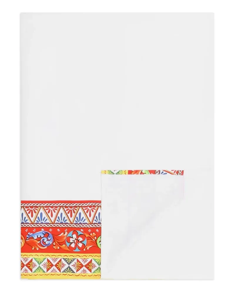 Dolce & Gabbana Bettwäsche mit Print (300cm x 300cm) - Weiß Weiß