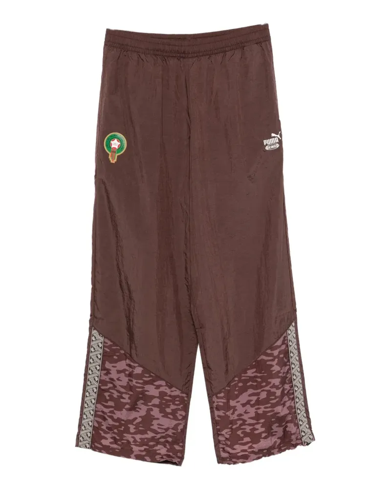 Puma King logo-print track pants - Braun Braun