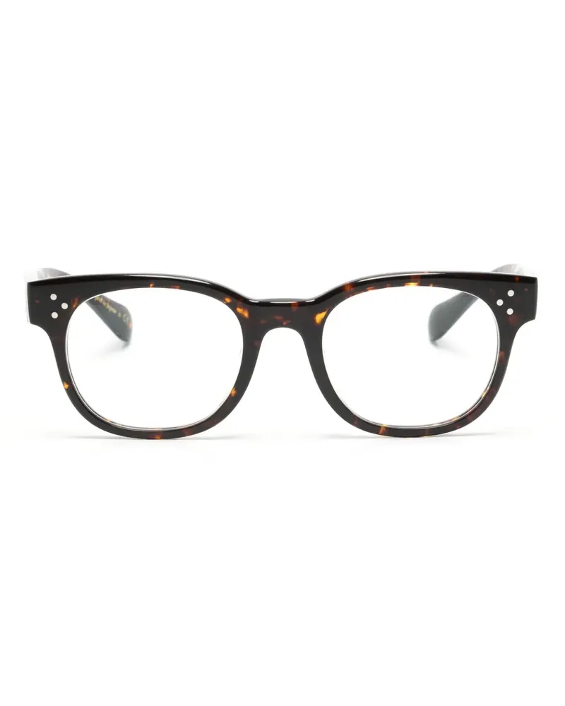 Oliver Peoples Runde Afton Brille - Braun Braun