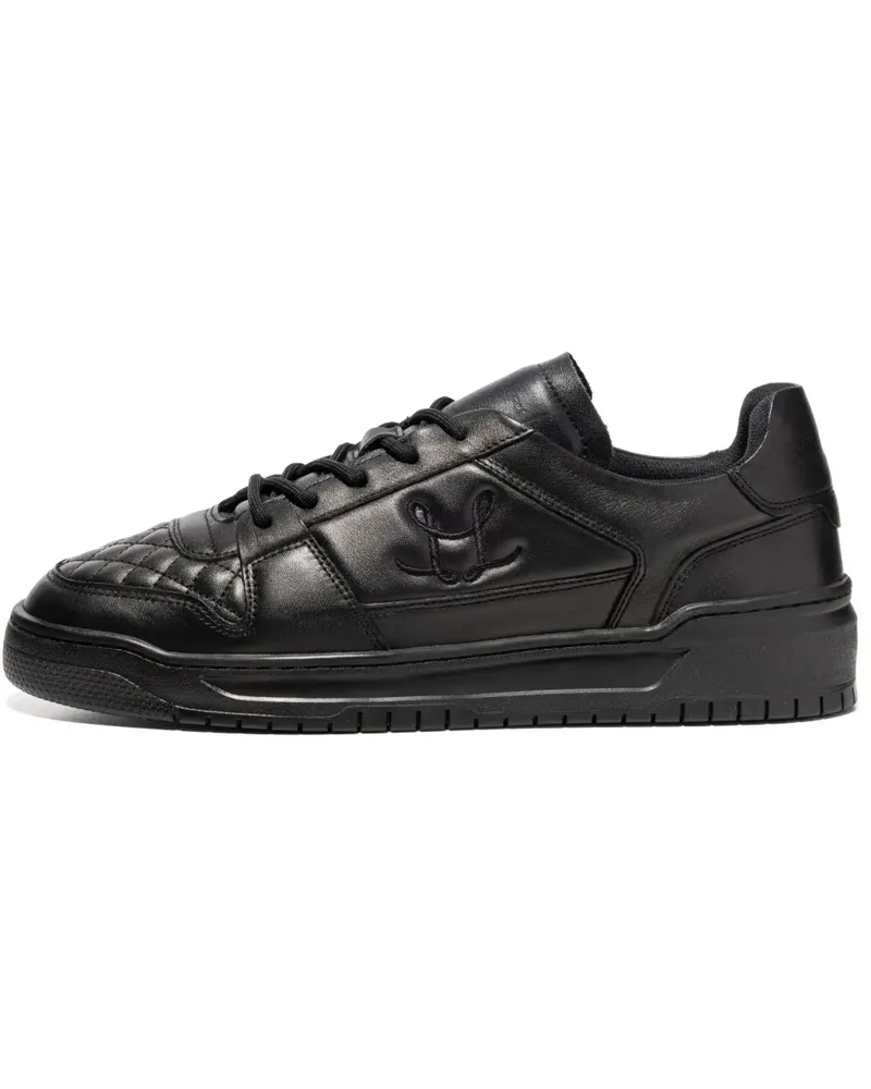 Leandro Lopes Tony Sneakers mit Logo-Stickerei - Schwarz Schwarz