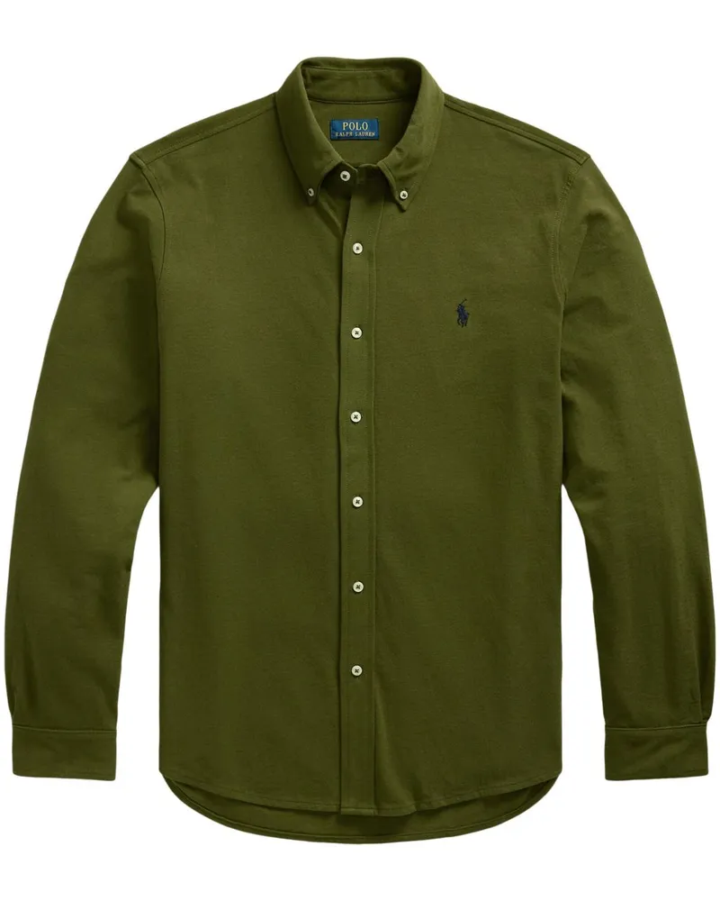 Ralph Lauren Hemd mit Polo Pony-Stickerei - Grün Grün