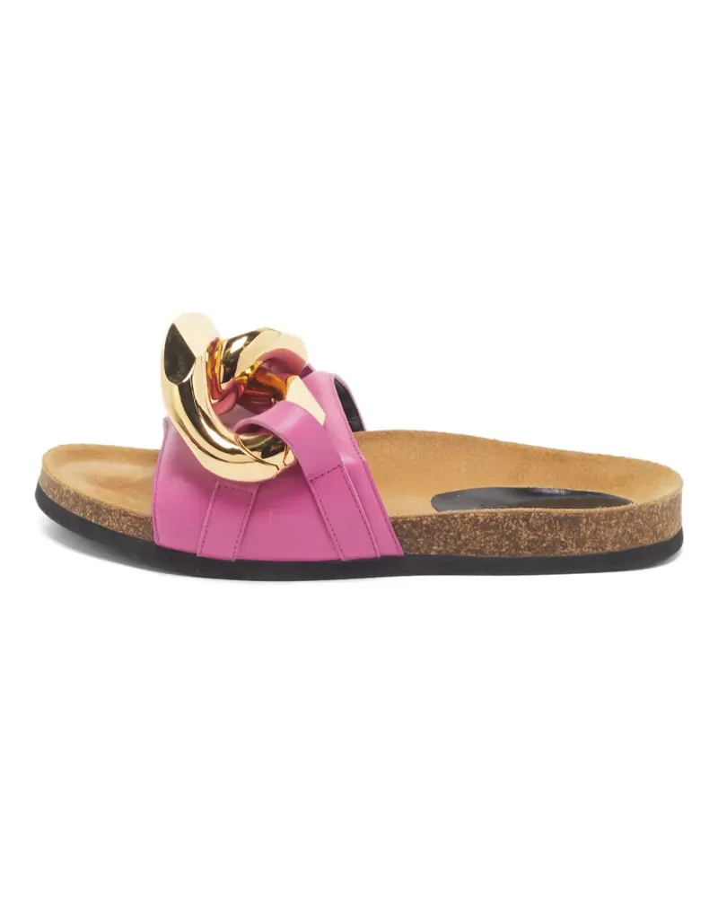 J.W.Anderson Sandalen mit Kettendetail - Rosa Rosa