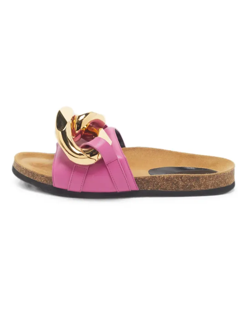 J.W.Anderson chain-link detail slip-on sandals - Rosa Rosa