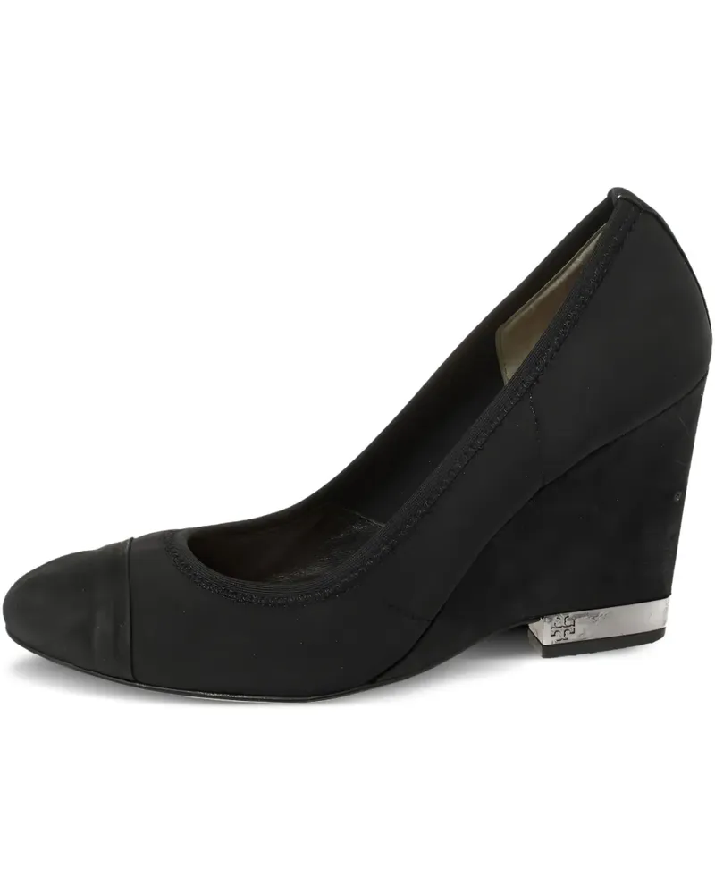 Tory Burch Pre-owned Wedge-Pumps 90mm - Schwarz Schwarz