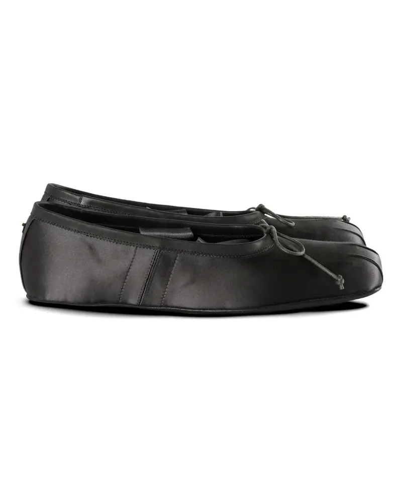 Ann Demeulemeester Paloma bow-detail ballet flats - Schwarz Schwarz