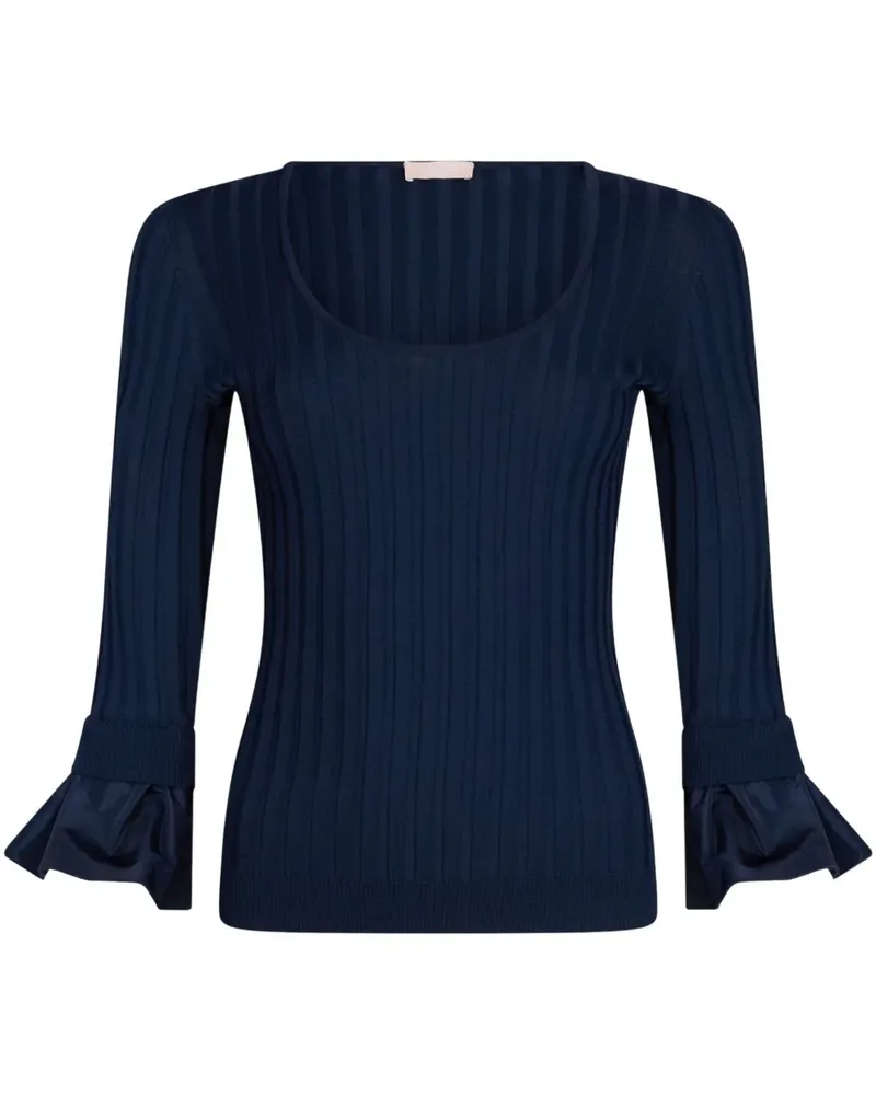 Liu Jo Pullover mit weiten Ärmeln - Blau Blau