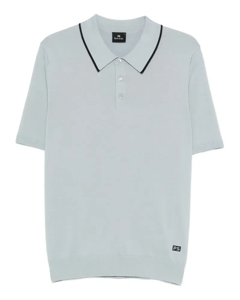 Paul Smith Poloshirt mit Logo-Patch - Blau Blau