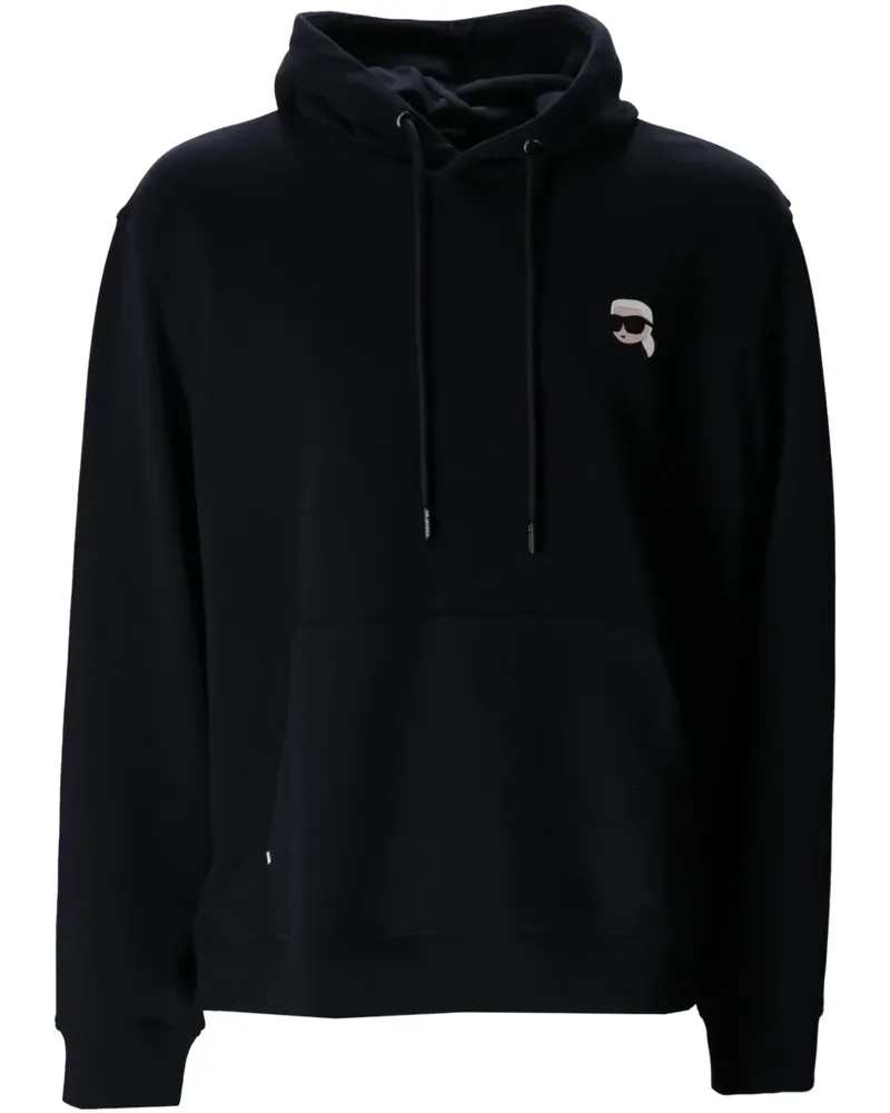 Karl Lagerfeld Klassischer Hoodie - Blau Blau