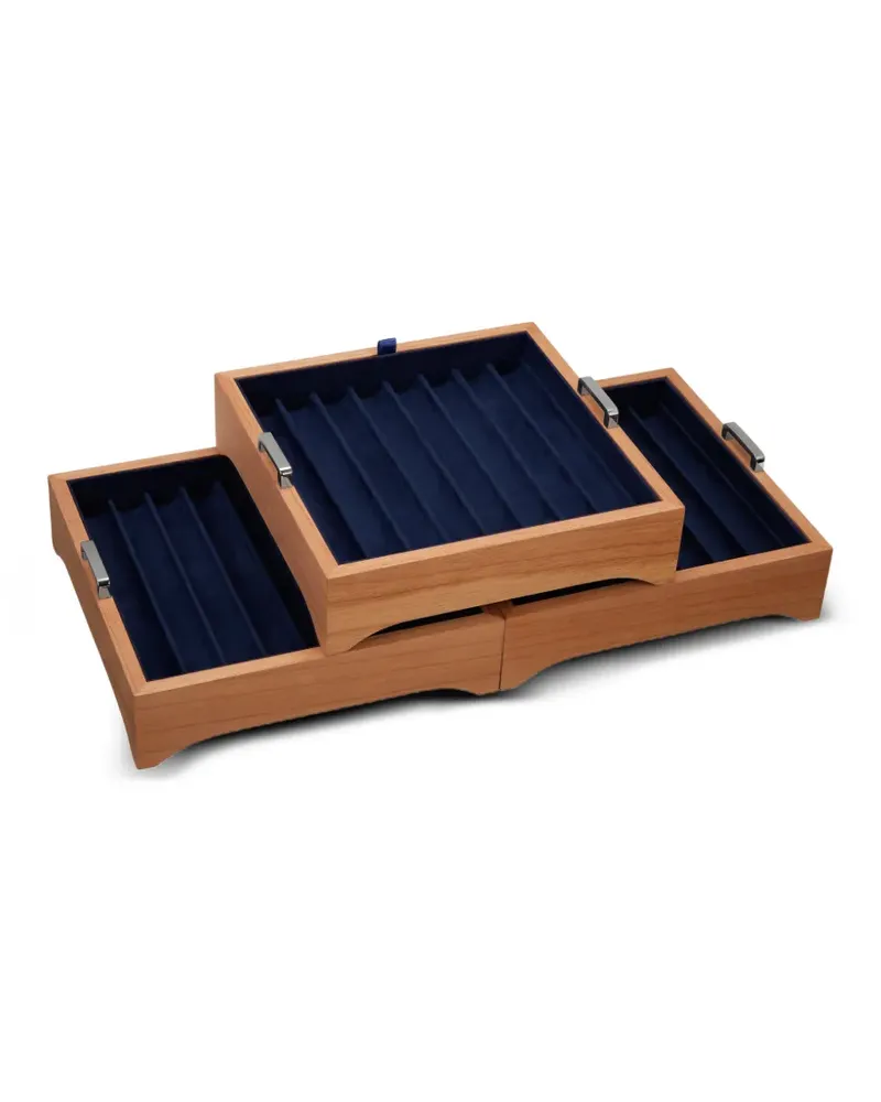 S.T. Dupont Cube Stiftbox mit Logo-Detail - Schwarz Schwarz