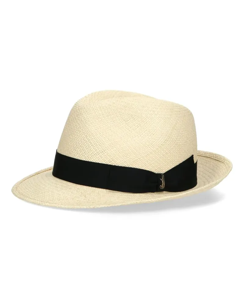 Borsalino Federico Trilby-Hut - Weiß Weiß