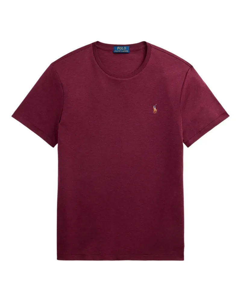 Ralph Lauren T-Shirt mit Logo-Stickerei - Rot Rot