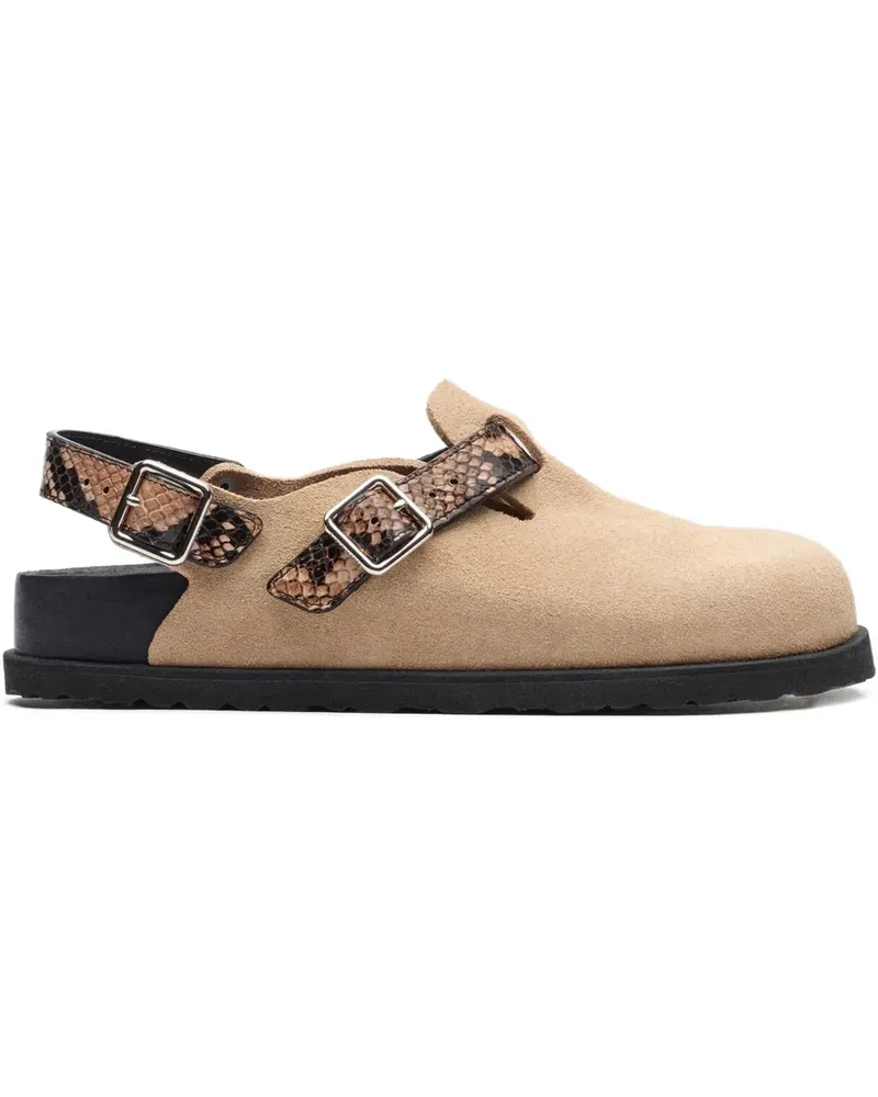 Birkenstock Tokio II Lined 1774 Mules - Nude Nude