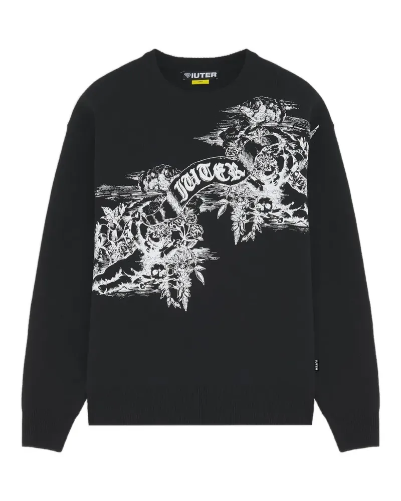 Iuter Paradise graphic jumper - Schwarz Schwarz