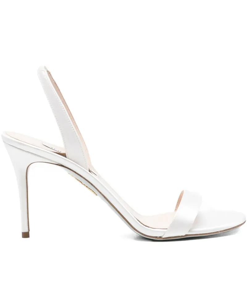 Aquazzura So Nude Sandalen 100mm - Weiß Weiß