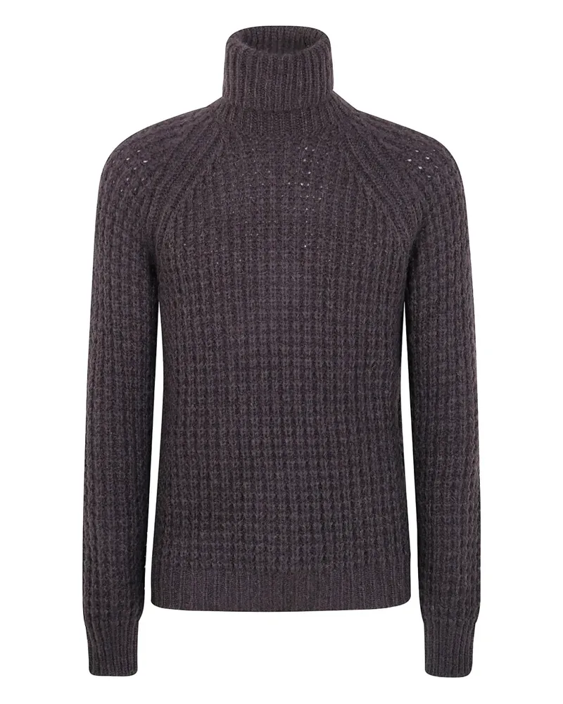 Nuur Gerippter Rollkragenpullover - Braun Braun