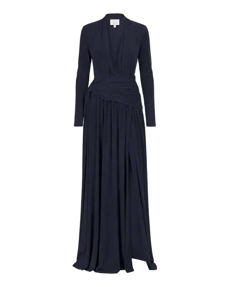 Cinq à Sept Zaviana Maxikleid mit Knoten - Blau Blau