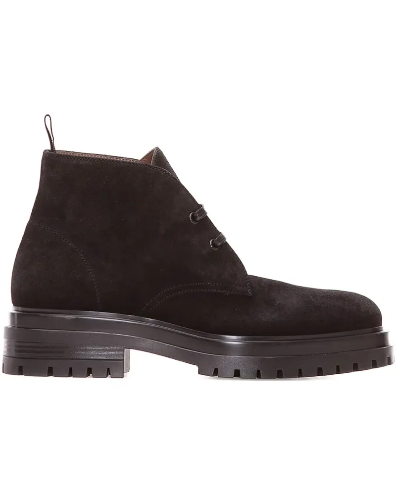 Gianvito Rossi Desert-Boots mit Schnürung - Braun Braun
