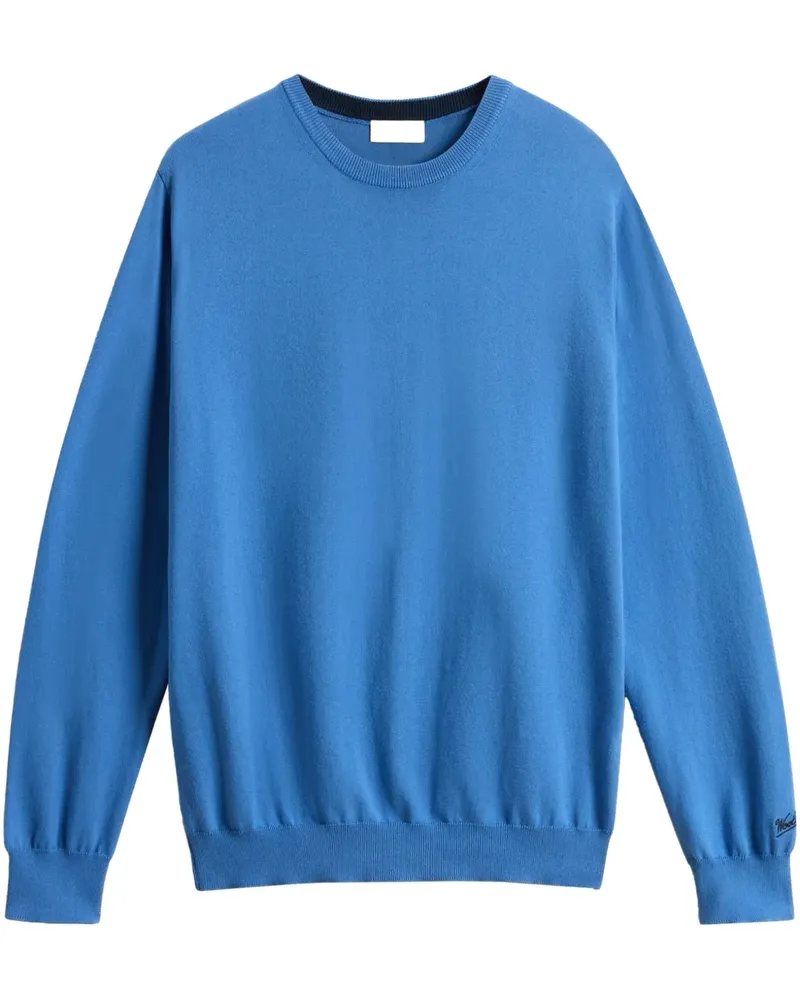 Woolrich Pullover mit Rundhalsausschnitt - Blau Blau