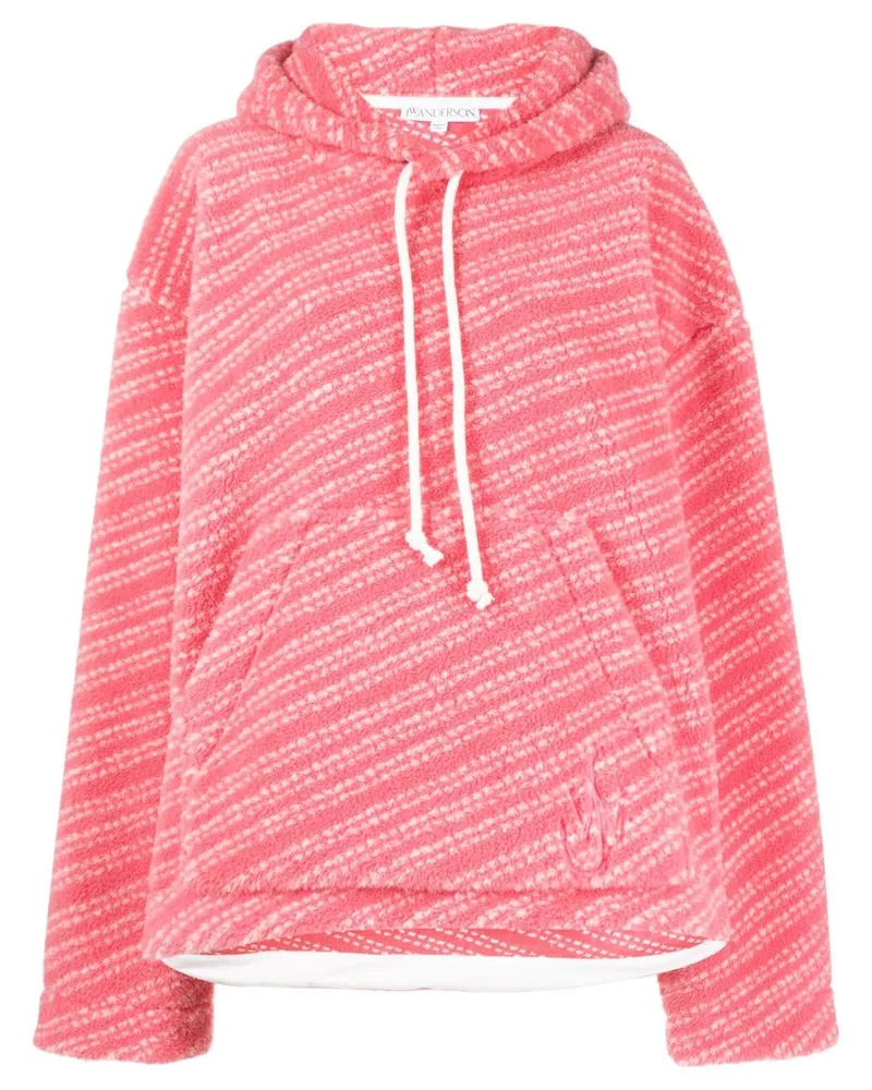 J.W.Anderson Hoodie mit Logo-Stickerei - Rosa Rosa
