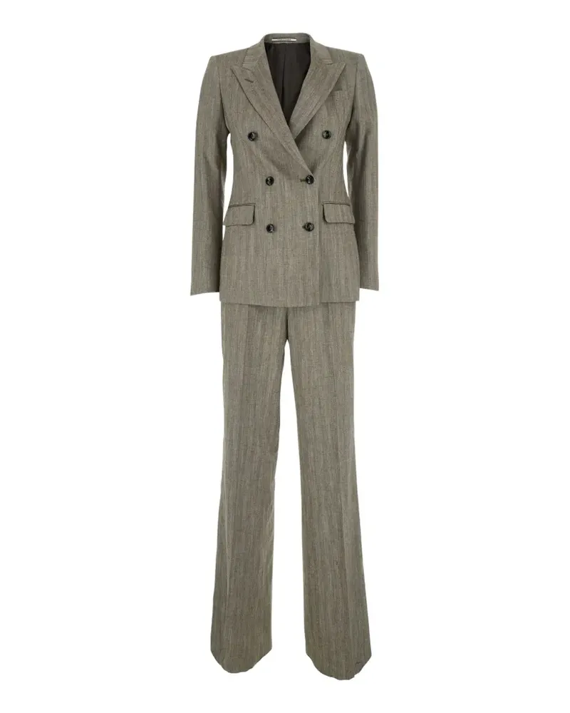 Tagliatore Doppelreihiger Anzug - Grau Grau