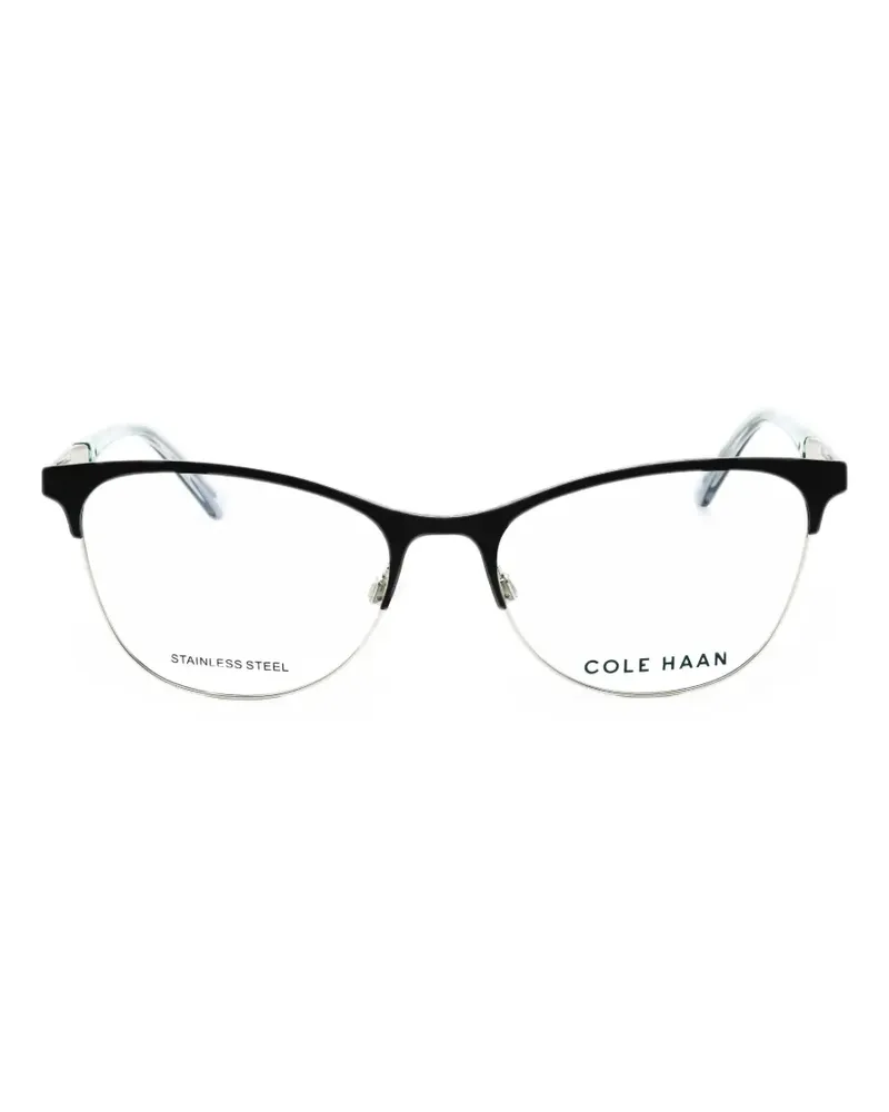 COLE HAAN cat-eye frame glasses - Schwarz Schwarz