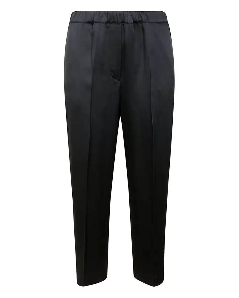 Liviana Conti Klassische Cropped-Hose - Schwarz Schwarz