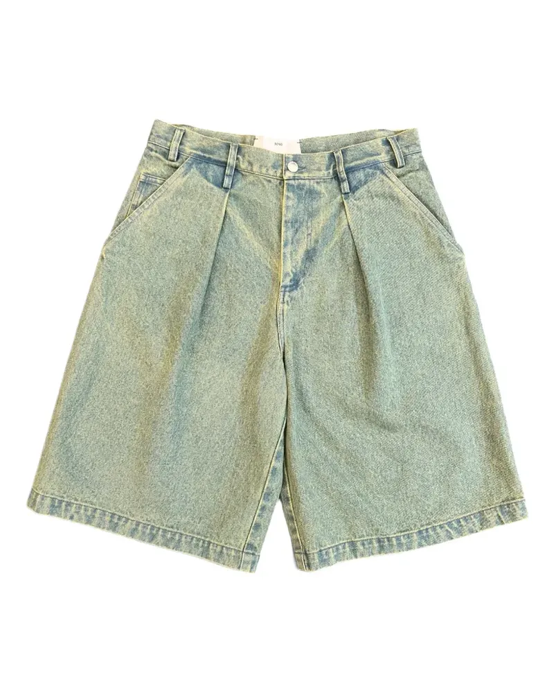 Song For The Mute Super Baggy pleated shorts - Blau Blau