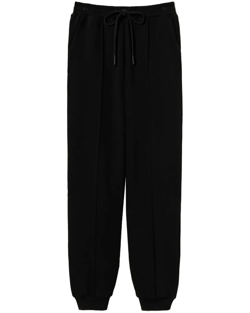 Twin-Set Gebürstete Jogginghose - Schwarz Schwarz