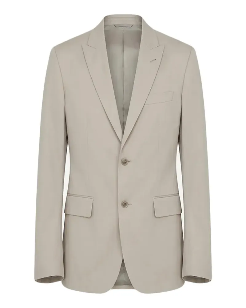 Rier peak-lapel single-breasted blazer - Grau Grau