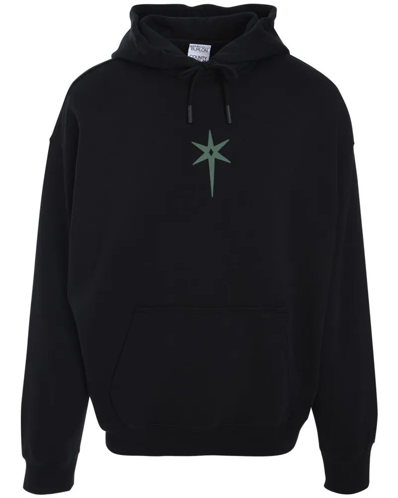 Marcelo Burlon | County of Milan County Goth Hoodie - Schwarz Schwarz
