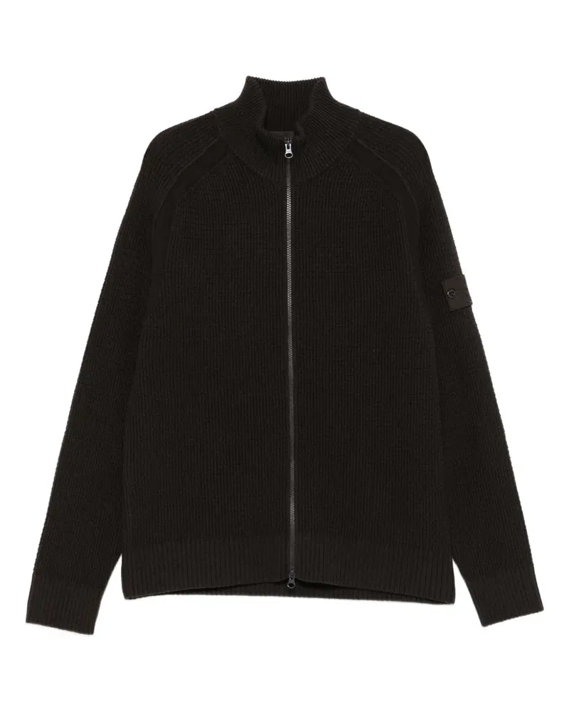Stone Island high-neck zip-up cardigan - Braun Braun