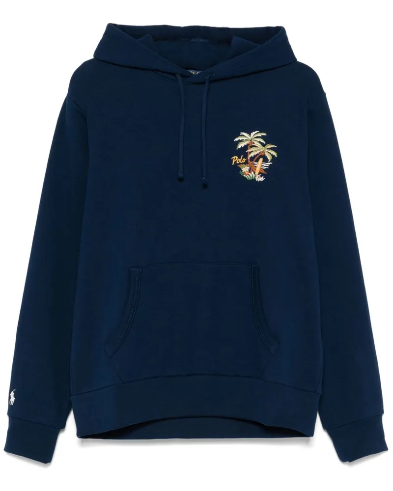 Ralph Lauren Hoodie mit Logo-Stickerei - Blau Blau