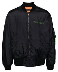 Undercover Bomberjacke mit Twin Peaks-Print Schwarz