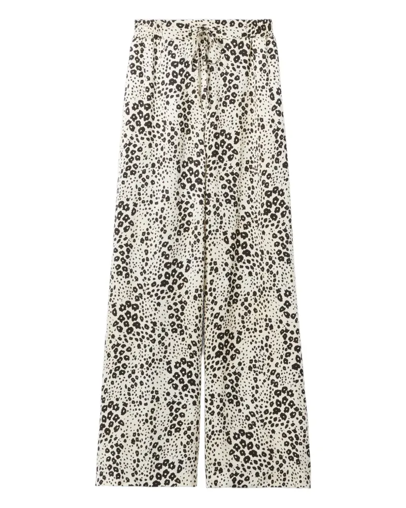 Claudie Pierlot Bedruckte Hose mit Kordelzug - Nude Nude