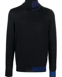 Roberto del Carlo Klassischer Rollkragenpullover Blau