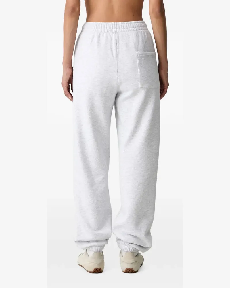 SPORTY & RICH logo-print drawstring track pants - Grau Grau