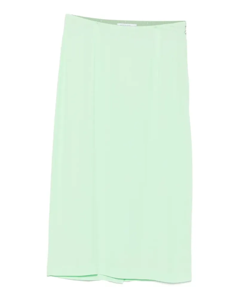 Patrizia Pepe zip-up midi skirt - Grün Grün