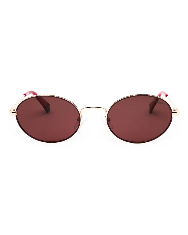 Polaroid round-frame sunglasses - Gold Gold