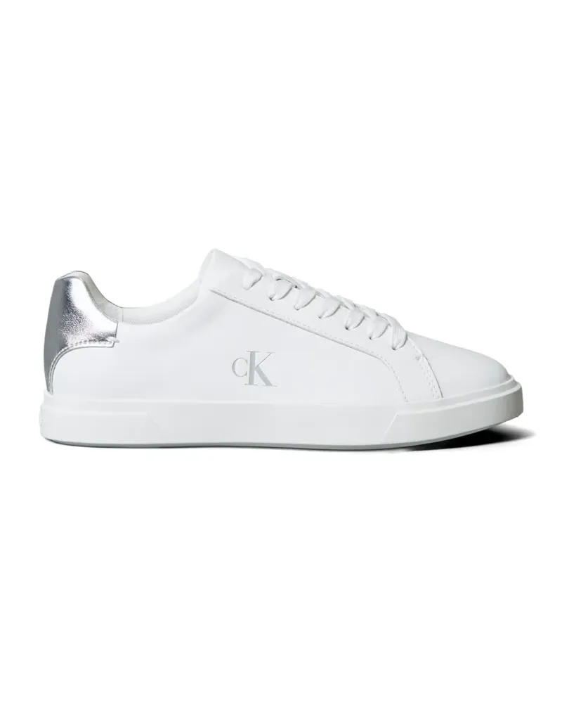 Calvin Klein Sneakers mit Logo - Weiß Weiß