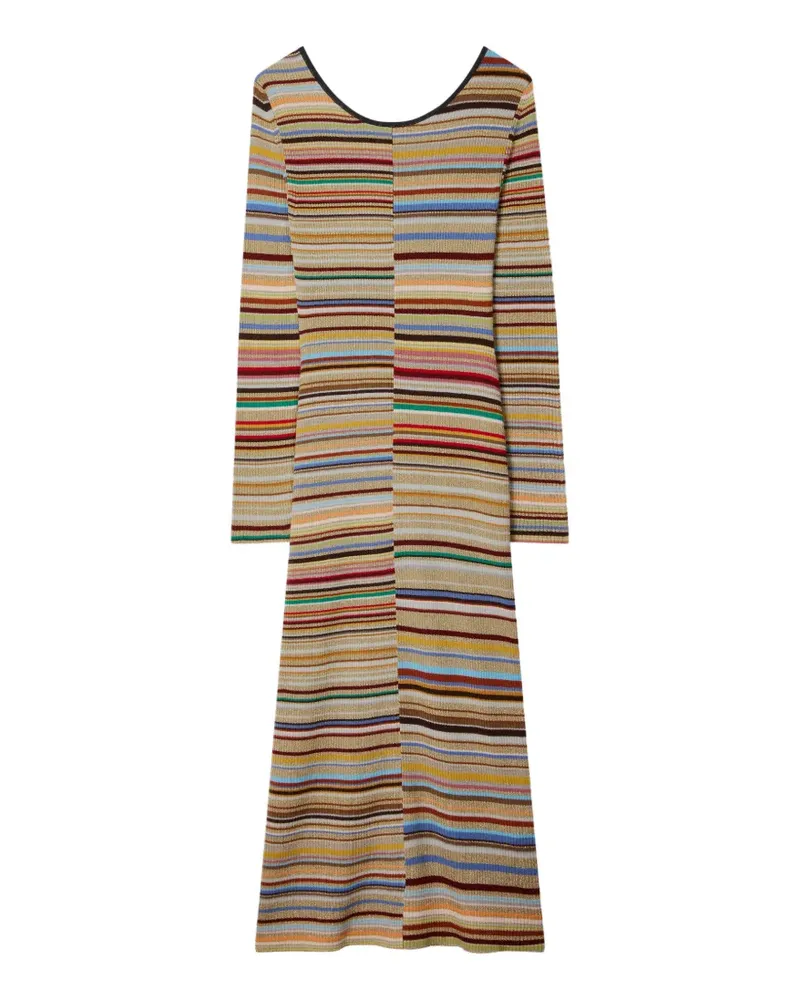Paul Smith Signature Stripe ribbed-knit dress - Nude Nude