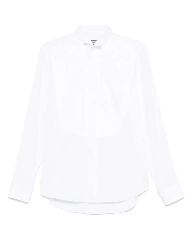 Canali Klassisches Hemd - Weiß Weiß