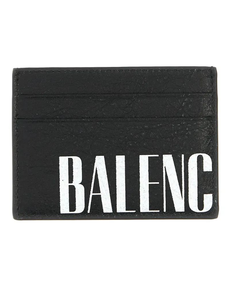 Balenciaga Editor Kartenetui - Schwarz Schwarz